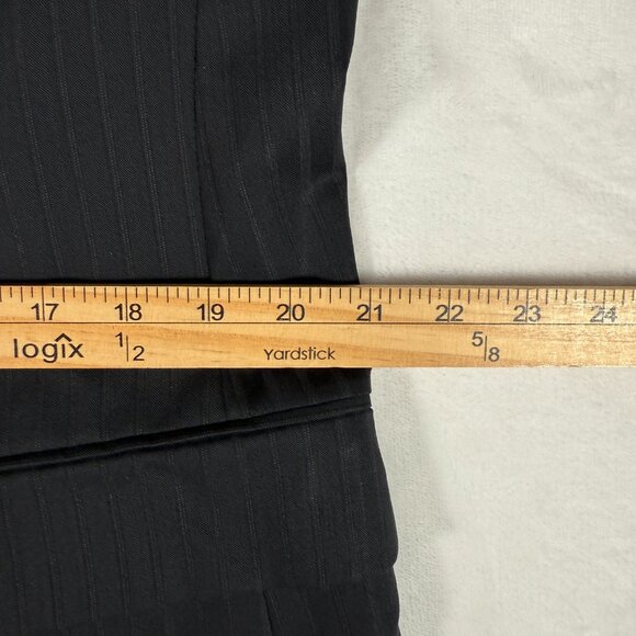 Hugo Boss Pasolini Movie US Blazer Men Size 40R Gray Striped 100% Wool Made USA - Picture 5 of 12